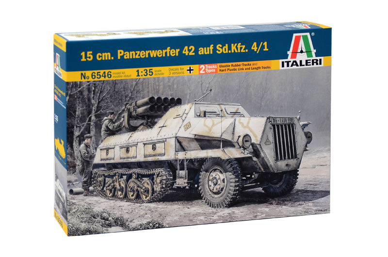 ITALERI 6546 15CM. PANZERWERFER 42 AUF SD.KFZ. 4/1 1/35 SCALE PLASTIC MODEL KIT