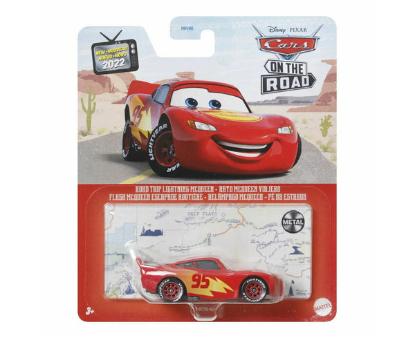 DISNEY PIXAR CARS ON THE ROAD ROAD TRIP LIGHTNING MCQUEEN METAL DIECAST