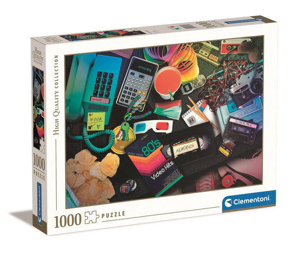CLEMENTONI 39649 HIGH QUALITY COLLECTION 80'S NOSTALGIA 1000PC JIGSAW PUZZLE