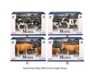 MODEL SERIES 179182 FARM ANIMALS MALE COW AND CALF SET