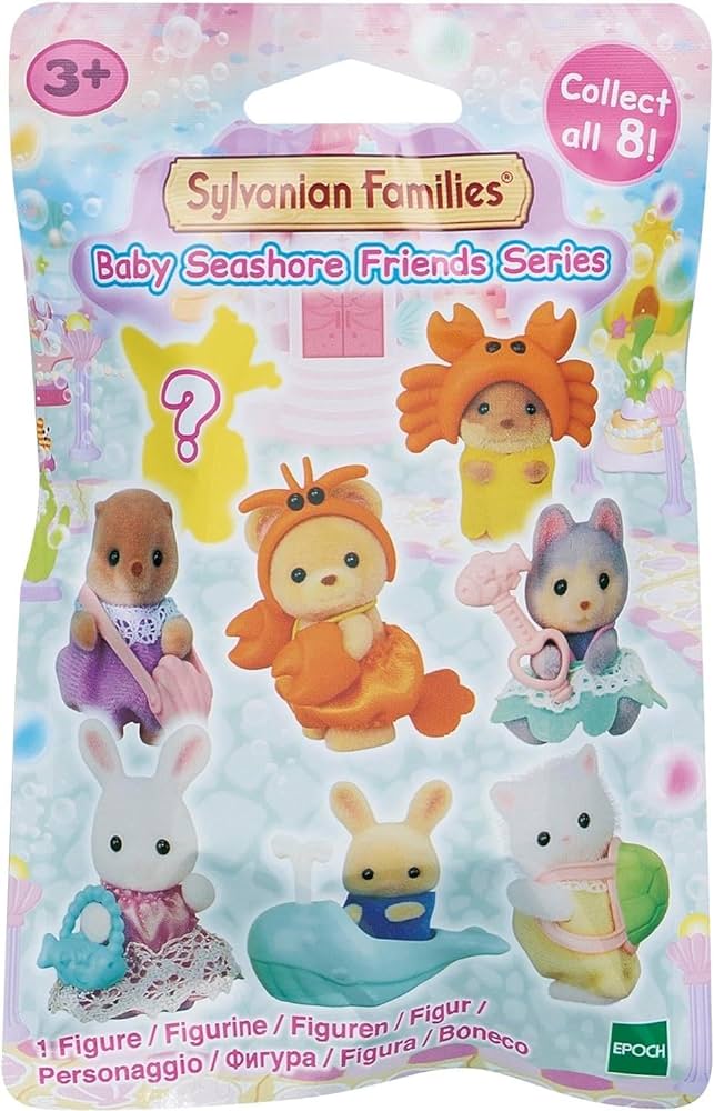 SYLVANIAN FAMILIES 5721 BABY SEASHORE FRIENDS SERIES BLIND BAG COLLECT ALL 8