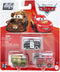 DISNEY PIXAR CARS MINI RACERS 3 PACK INCLUDES SARGE - RED - SHERIFF DIECAST METAL CARS