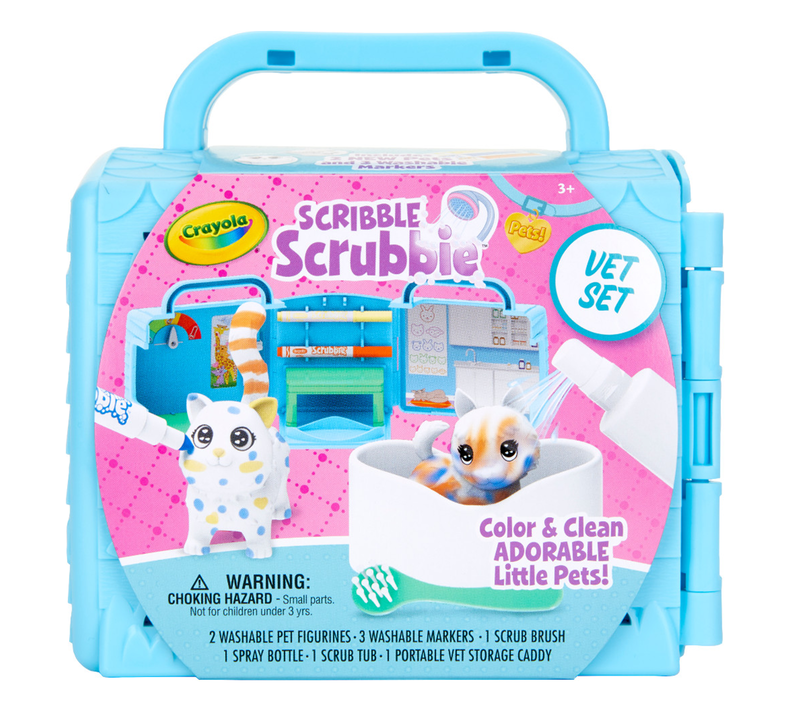 CRAYOLA SCRIBBLE SCRUBBIES VET SET