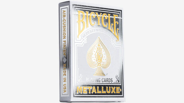 BICYCLE METALLUXE SILVER POKER PLAYING CARDS
