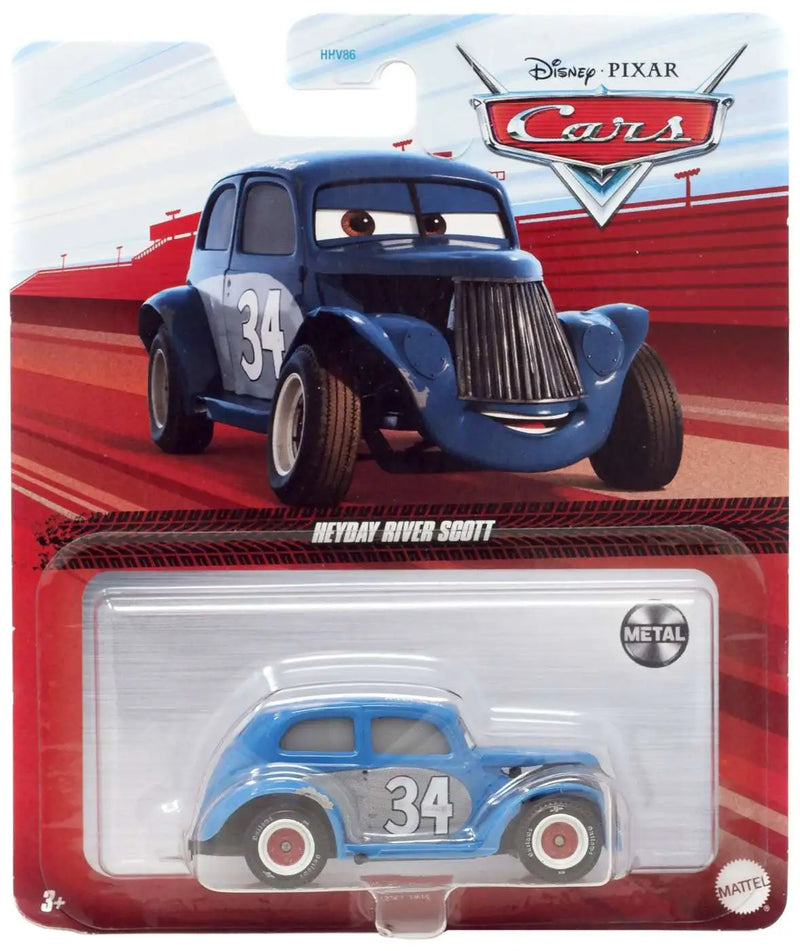 DISNEY PIXAR CARS HEYDAY RIVER SCOTT METAL DIECAST