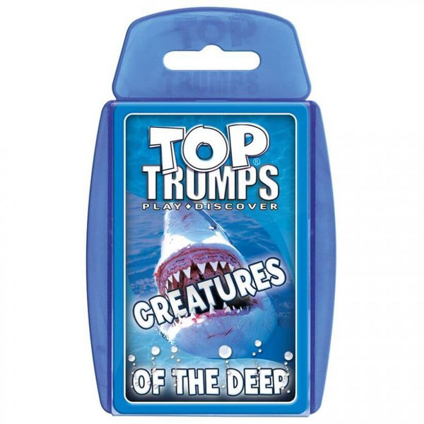 TOP TRUMPS PLAY AND DISCOVER CREATURES OF THE DEEP CARD GAME