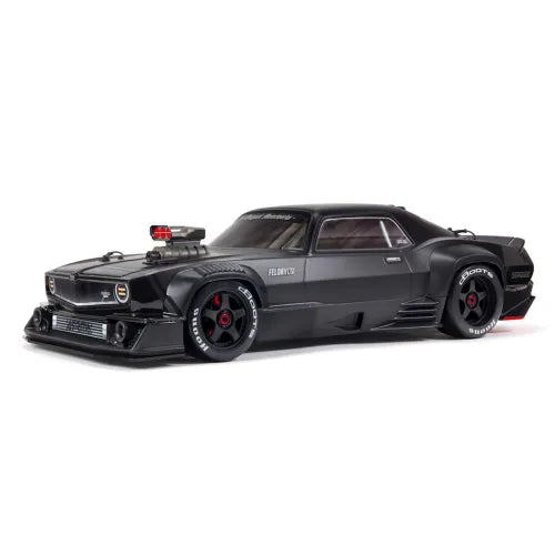 ARRMA ARA7617V2T1 FELONY 6S 1/7 SCALE  BRUSHLESS 4WD RESTO-MOD MUSCLE RTR RC CAR IN BLACK