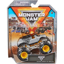 MONSTER JAM 1/64 SCALE BLACK AND SILVER MONSTER TRUCK