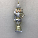 CHLOES GARDEN 10CM HANGING NUTCRACKER WITH TREE DECORATION