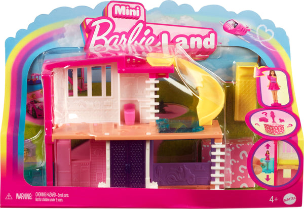 MINI BARBIELAND ORANGE HOUSE INCLUDES MYSTERY PACK