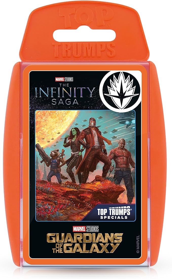 TOP TRUMPS SPECIALS MARVEL STUDIOS THE INFINITY SAGA GUARDIANS OF THE GALAXY CARD GAME