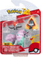 POKEMON 3 FIGURE PACK WITH PIKIPEK GALARIAN PONYTA AND SNORUNT