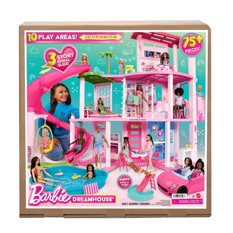 3 STORY BARBIE DREAMHOUSE PLAYSET INCLUDES OVER 75 PIECES