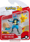 POKEMON 3 FIGURE PACK OMANYTE LUCARIO AND PIKACHU