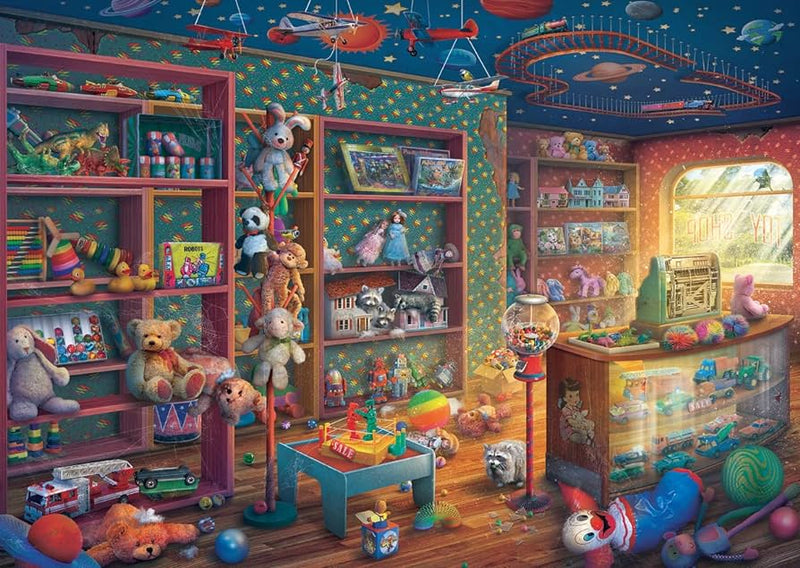 RAVENSBURGER 175086 ABANDONED TATTERED TOY STORE 1000PC JIGSAW PUZZLE