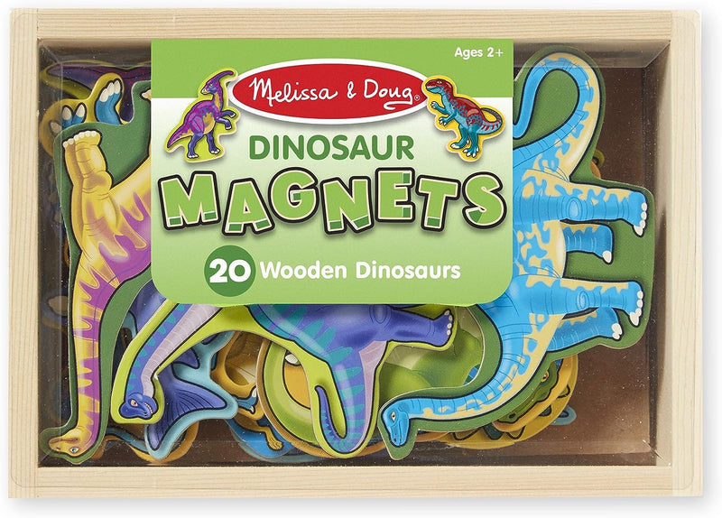 MELISSA AND DOUG DINOSAUR MAGNETS - WOODEN DINOSAURS 20 PACK