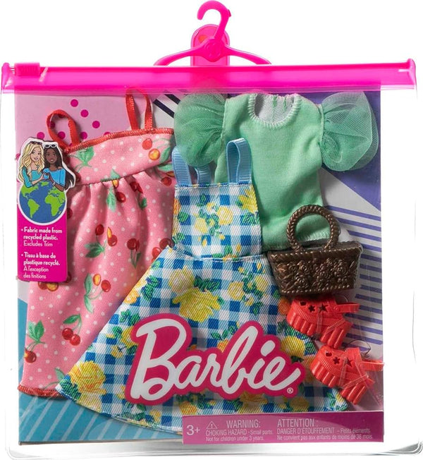 BARBIE FASHIONS WITH PICNIC DRESS 2PK