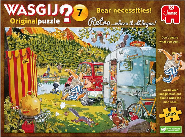 WASGIJ? 00016 RETRO WHERE IT ALL BEGAN ORIGINAL PUZZLE #7 - BEAR NECESSITIES! 1000PC  JIGSAW PUZZLE