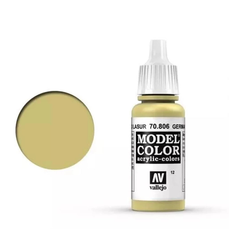 VALLEJO 70.806 MODEL COLOR 12 GERMAN YELLOW ACRYLIC PAINT 17ML