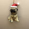 CHLOES GARDEN CHRISTMAS HANGING DECORATION PUG PUPPY