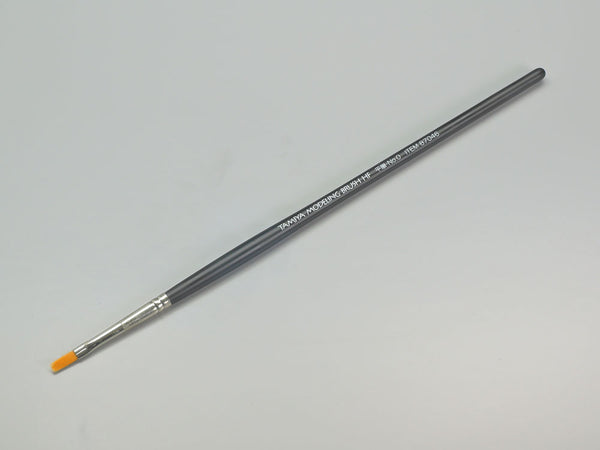 TAMIYA 87046 HIGH FINISH FLAT BRUSH NO.0 MODELING BRUSH