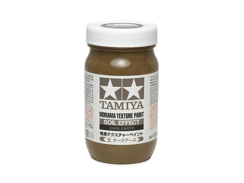 TAMIYA 87121 DIORAMA TEXTURE PAINT SOIL EFFECT DARK EARTH 250ML