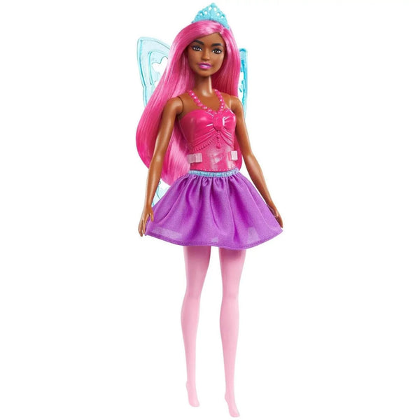 BARBIE DREAMTOPIA FAIRY DOLL PINK HAIR AND BLUE WINGS