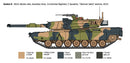 ITALERI 6596S M1A1 ABRAMS TANK WITH AUSTRALIAN DECALS 1/35 SCALE PLASTIC MODEL KIT