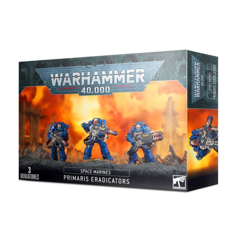 WARHAMMER 40000 48-43 SPACE MARINES PRIMARIS ERADICTORS INCLUDES 3 MINIATURES