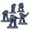 WARHAMMER 40000 48-95 SPACE MARINES HEAVY INTERCESSORS INCLUDES 5 MINIATURES