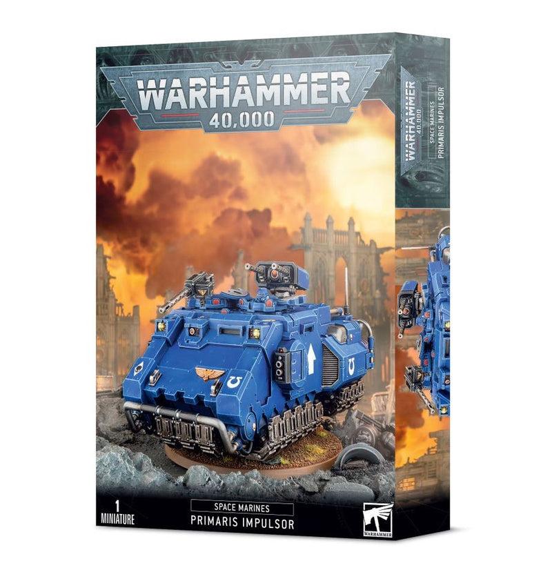 WARHAMMER 40000 48-94 SPACE MARINES PRIMARIS IMPULSOR INCLUDES 1 MINIATURE VEHICLE