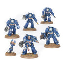 WARHAMMER 40000 48-90 SPACE MARINES TERMINATOR SQUAD INCLUDES 6 MINIATURES