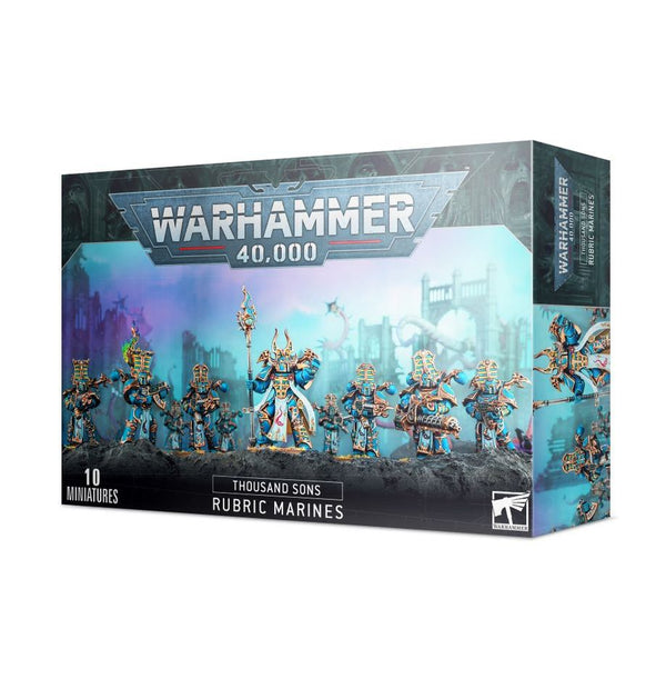 WARHAMMER 40,000 - 43-35 THOUSAND SONS REBRIC MARINES INCLUDES 10 MINIATURES