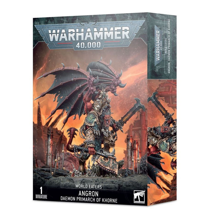 WARHAMMER 40000 WORLD EATERS ANGRON DAEMON PRIMARCH OF KHORNE INCLUDES 1 MINIATURES