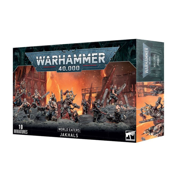 WARHAMMER 40000 43-57 WORLD EATERS JAKHALS INCLUDES 10 MINIATURES