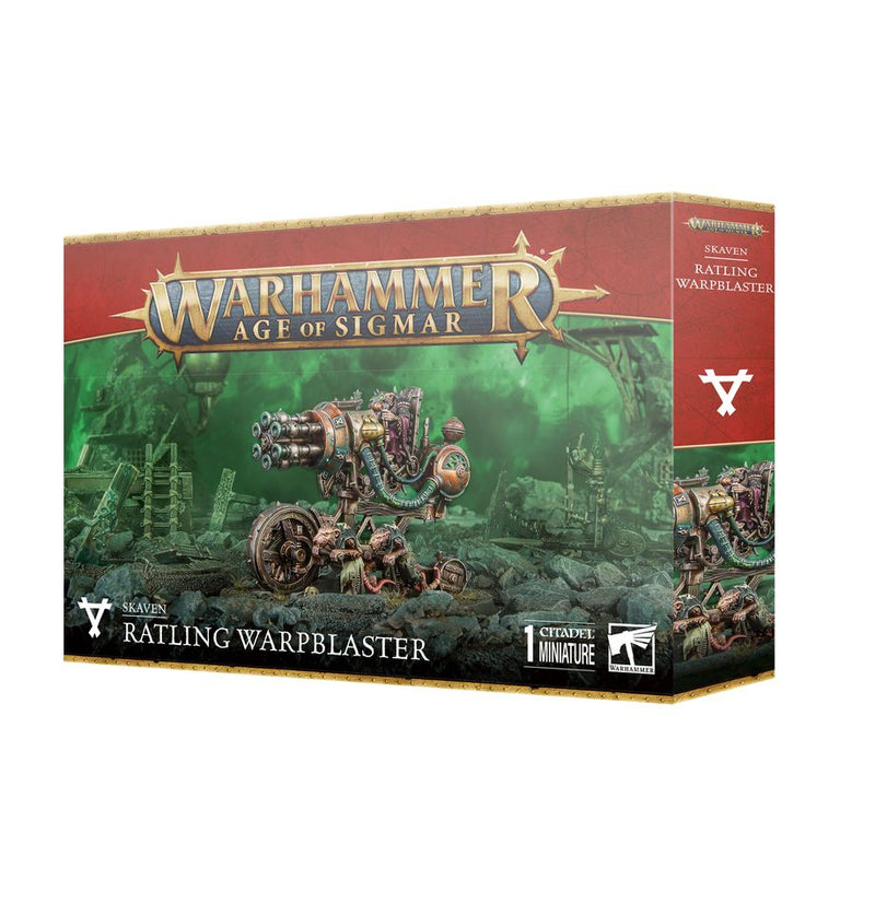 WARHAMMER AGE OF SIGMAR 90-54 SKAVEN RATLING WARPBLASTER INCLUDES 1 MINIATURE