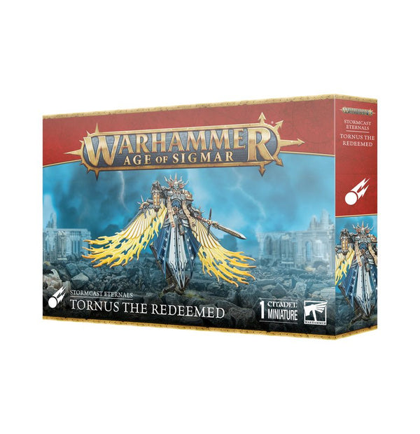 WARHAMMER AGE OF SIGMAR 96-69 STORMCAST ETERNALS TORNUS THE REDEEMED INCLUDES 1 MINIATURE