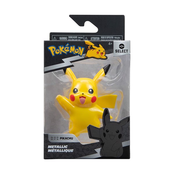 POKEMON SELECT - PIKACHU - METALLIC 10CM BATTLE FIGURE