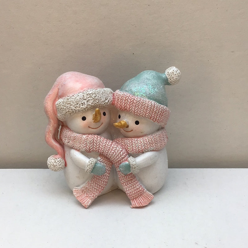 CHLOES GARDEN SNOWMAN FAMILY 10CM