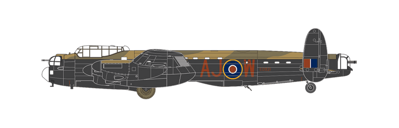 AIRFIX A090007A AVRO LANCASTER B.III (SPECIAL) THE DAMBUSTERS 617 SQUADRON OPERATION CHASTISE 1/72 SCALE PLASTIC MODEL KIT BOMBER