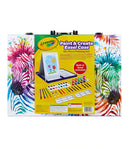 CRAYOLA PAINT AND CREATE EASEL CASE WITH BUILT IN EASEL