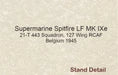 OXFORD AC098 SUPERMARINE SPITFIRE IXE SQN RCAF 1/72 DIECAST MODEL DISPLAY