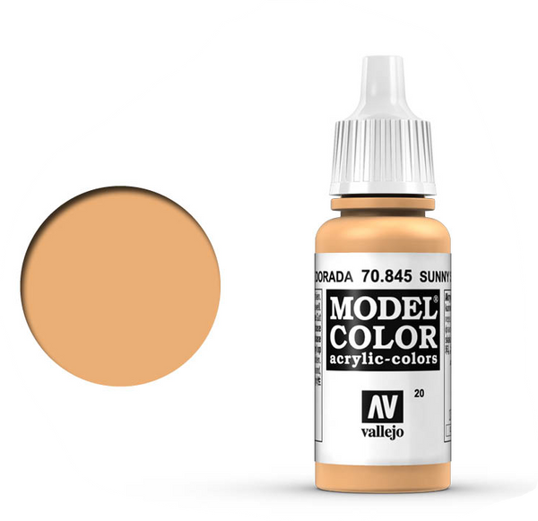 VALLEJO 70.845 MODEL COLOR 20 SUNNY SKIN TONE 17ml