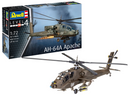 REVELL 03824 MODEL SET AH-64A APACHE 1/72 SCALE PLASTIC MODEL KIT HELICOPTER