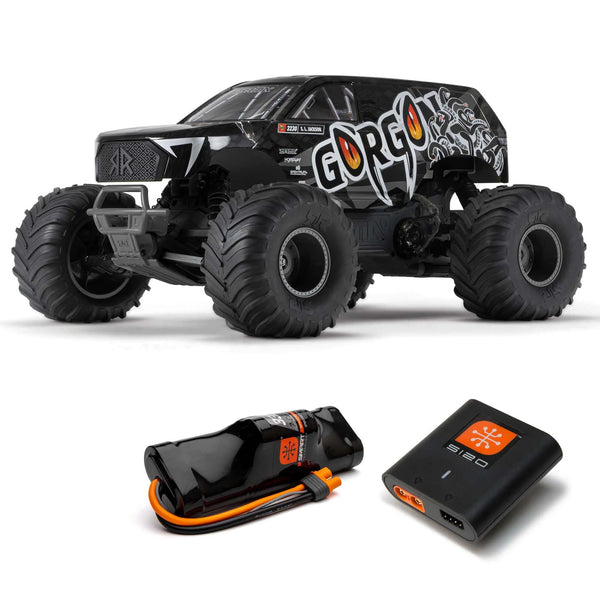 ARRMA GORGON 2WD MONSTER TRUCK ASSEMBLY KIT WITH ELECTRONICS INCLUDES SMART BATTERY AND CHARGER