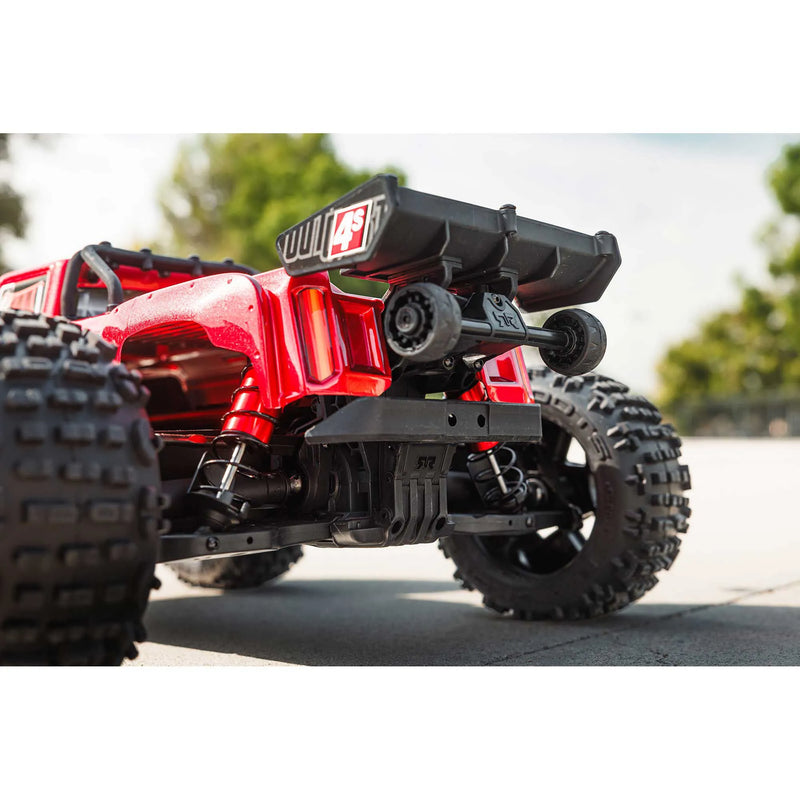 ARRMA OUTCAST 4X4 BLX 4S STUNT TRUCK READY TO RUN RED