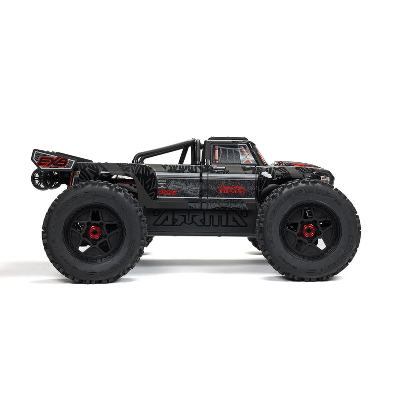 ARRMA OUTCAST EXB 8S 1/5 STUNT MONSTER TRUCK READY TO RUN BLACK REQUIRES BATTERY AND CHARGER