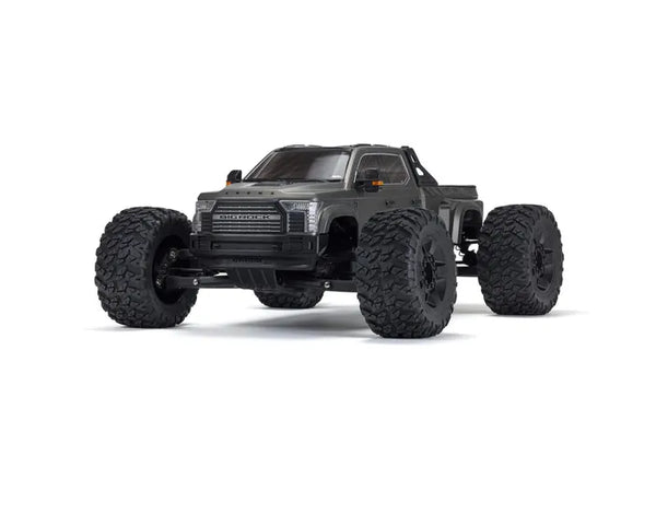 ARRMA BIG ROCK 6S 4WD BLX STADIUM TRUCK READY TO RUN GUNMETAL REQUIRES BATTERY AND CHARGER