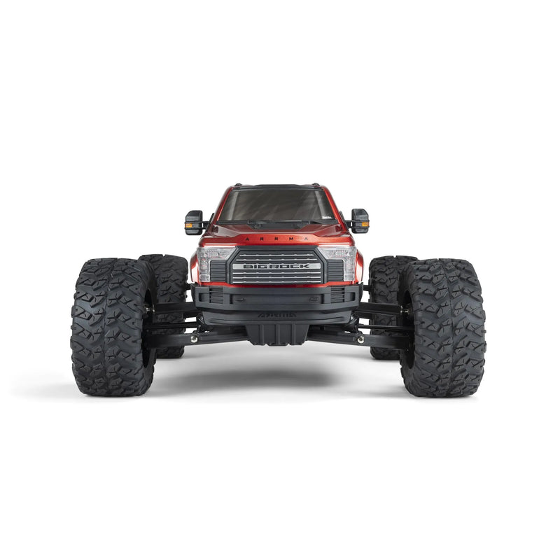 ARRMA BIG ROCK 6S 4WD BLX 1/7 MONSTER TRUCK READY TO RUN RED REQUIRES BATTERY AND CHARGER