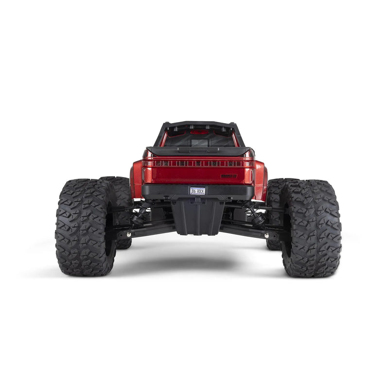 ARRMA BIG ROCK 6S 4WD BLX 1/7 MONSTER TRUCK READY TO RUN RED REQUIRES BATTERY AND CHARGER